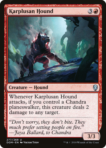 Karplusan Hound [Dominaria] - The Mythic Store | 24h Order Processing