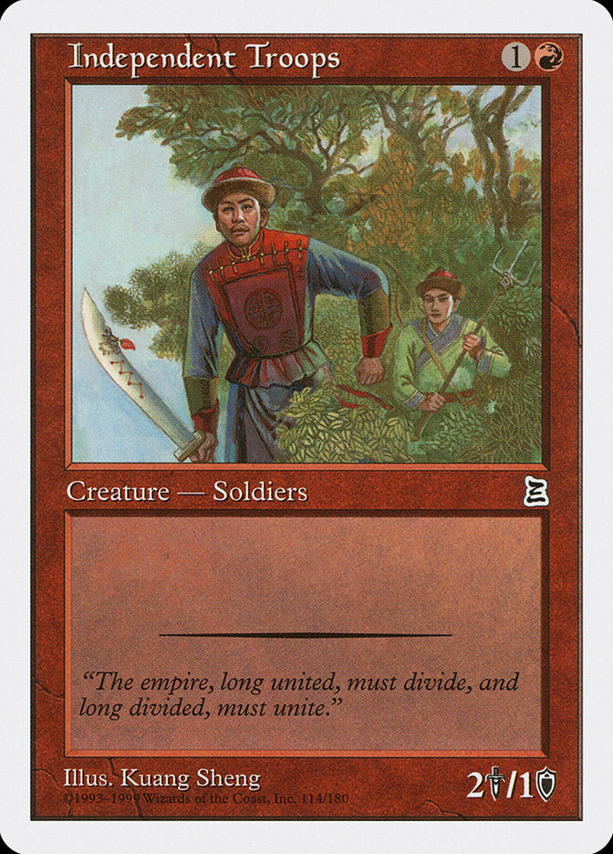 Independent Troops [Portal Three Kingdoms] - The Mythic Store | 24h Order Processing