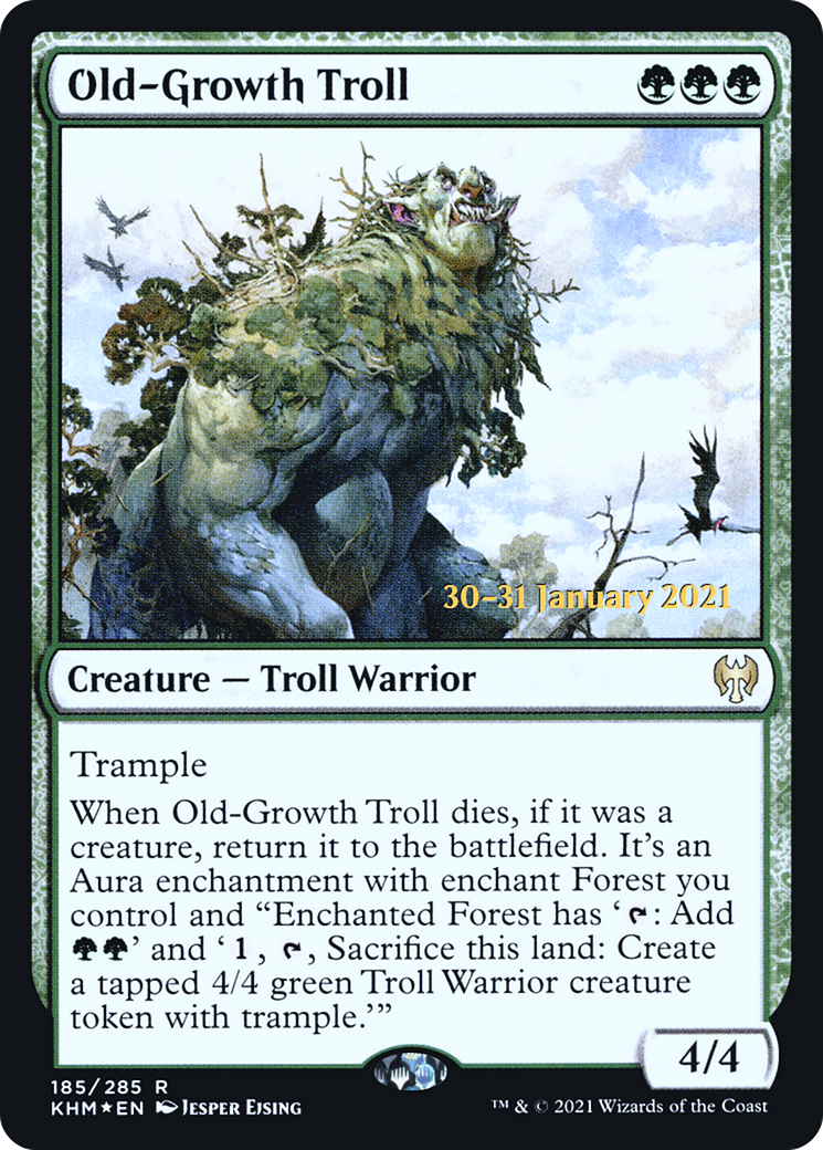 Old-Growth Troll [Kaldheim Prerelease Promos] - The Mythic Store | 24h Order Processing