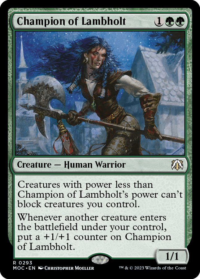 Champion of Lambholt [March of the Machine Commander] - The Mythic Store | 24h Order Processing