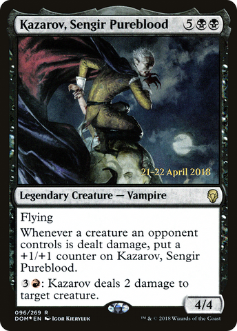 Kazarov, Sengir Pureblood [Dominaria Prerelease Promos] - The Mythic Store | 24h Order Processing