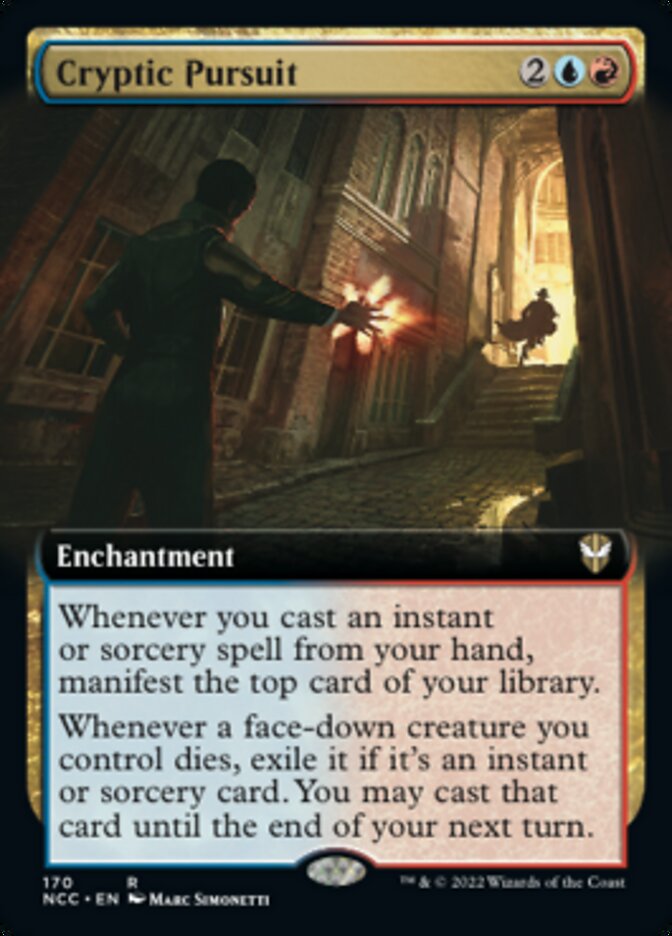Cryptic Pursuit (Extended Art) [Streets of New Capenna Commander] - The Mythic Store | 24h Order Processing