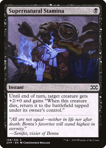 Supernatural Stamina [Double Masters] - The Mythic Store | 24h Order Processing