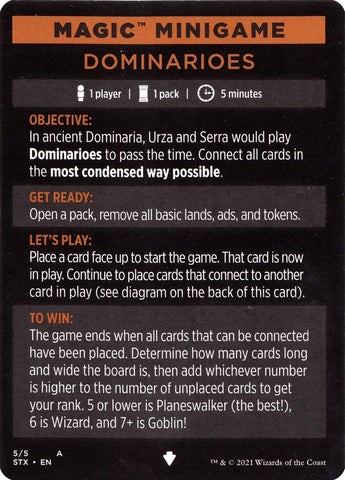 Dominarioes (Magic Minigame) [Strixhaven: School of Mages Minigame] - The Mythic Store | 24h Order Processing