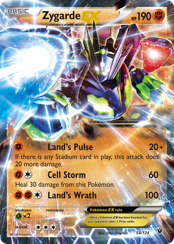 Zygarde EX (54/124) [XY: Fates Collide] - The Mythic Store | 24h Order Processing