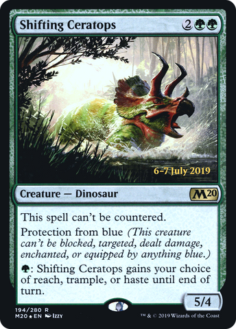 Shifting Ceratops [Core Set 2020 Prerelease Promos] - The Mythic Store | 24h Order Processing