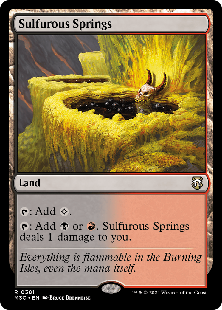 Sulfurous Springs (Ripple Foil) [Modern Horizons 3 Commander] - The Mythic Store | 24h Order Processing