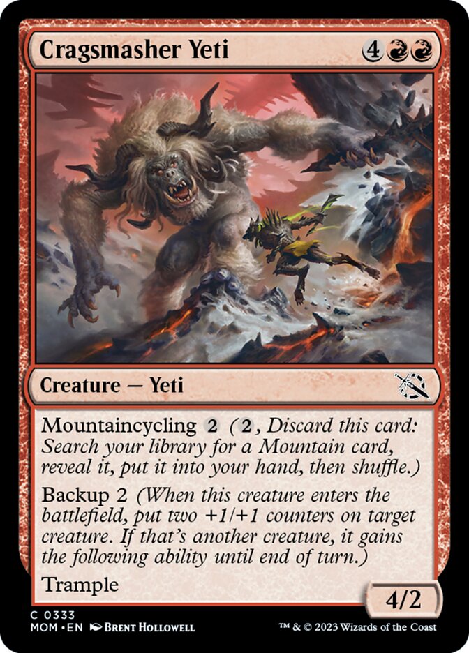 Cragsmasher Yeti [March of the Machine] - The Mythic Store | 24h Order Processing