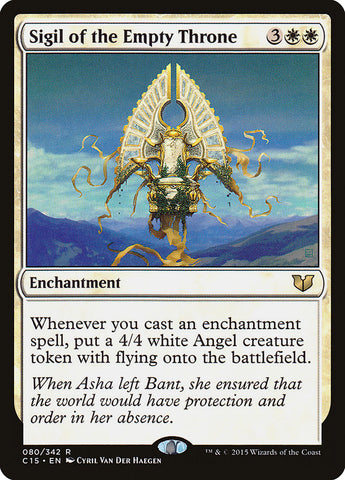 Sigil of the Empty Throne [Commander 2015] - The Mythic Store | 24h Order Processing