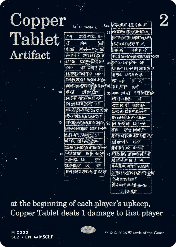 Copper Tablet (0222) [Secret Lair x MSCHF: The Zeta Set] - The Mythic Store | 24h Order Processing