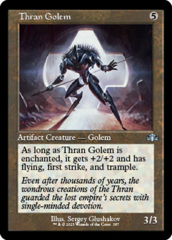 Thran Golem (Retro) [Dominaria Remastered] - The Mythic Store | 24h Order Processing