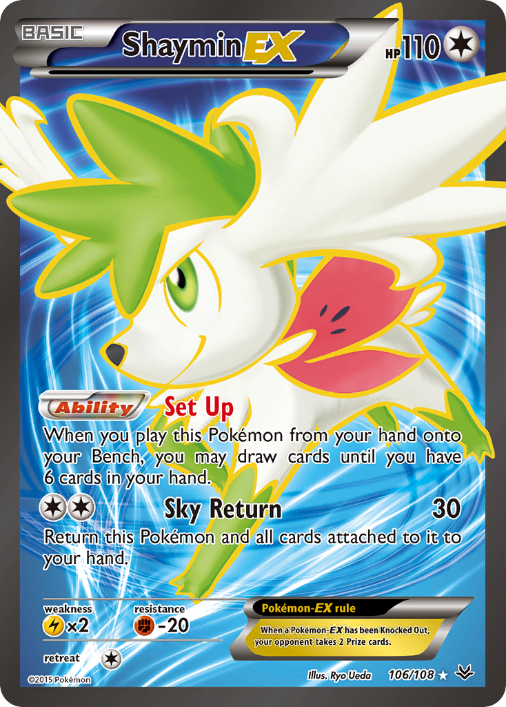 Shaymin EX (106/108) [XY: Roaring Skies] - The Mythic Store | 24h Order Processing