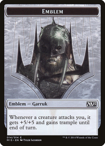Garruk, Apex Predator Emblem [Magic 2015 Tokens] - The Mythic Store | 24h Order Processing