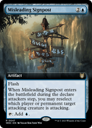 Misleading Signpost (Extended Art) [Wilds of Eldraine Commander] - The Mythic Store | 24h Order Processing