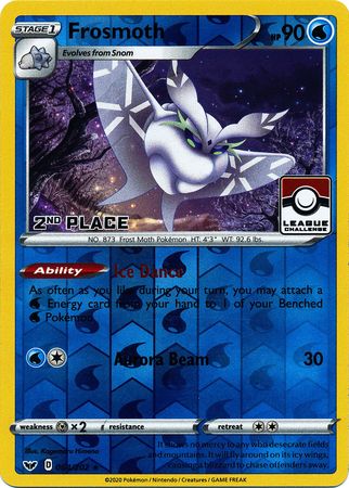 Frosmoth (064/202) (League Promo 2nd Place) [Sword & Shield: Base Set] - The Mythic Store | 24h Order Processing