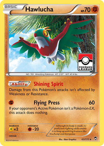 Hawlucha (63/111) [XY: Furious Fists] - The Mythic Store | 24h Order Processing