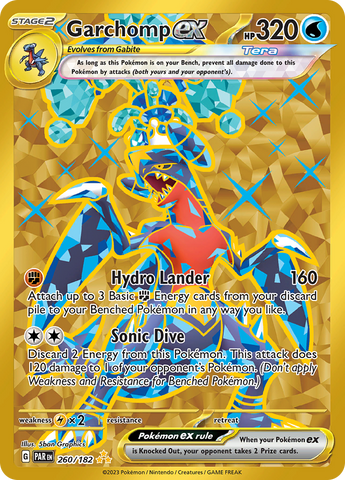 Garchomp ex (260/182) [Scarlet & Violet: Paradox Rift] - The Mythic Store | 24h Order Processing