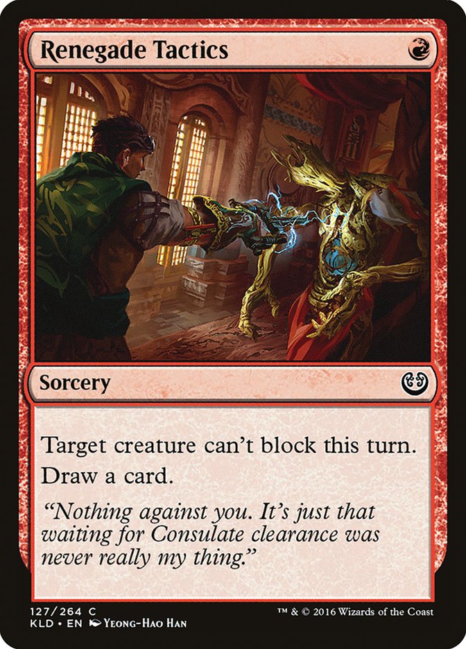 Renegade Tactics [Kaladesh] - The Mythic Store | 24h Order Processing