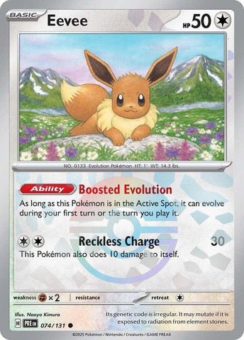 Eevee (074/131) (Poke Ball Pattern) [Scarlet & Violet: Prismatic Evolutions] - The Mythic Store | 24h Order Processing