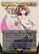 Yuna, Grand Summoner (Borderless) (Surge Foil) [FINAL FANTASY Commander] - The Mythic Store | 24h Order Processing