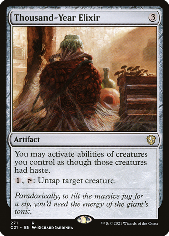 Thousand-Year Elixir [Commander 2021] - The Mythic Store | 24h Order Processing