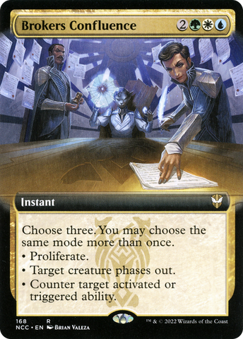 Brokers Confluence (Extended Art) [Streets of New Capenna Commander] - The Mythic Store | 24h Order Processing