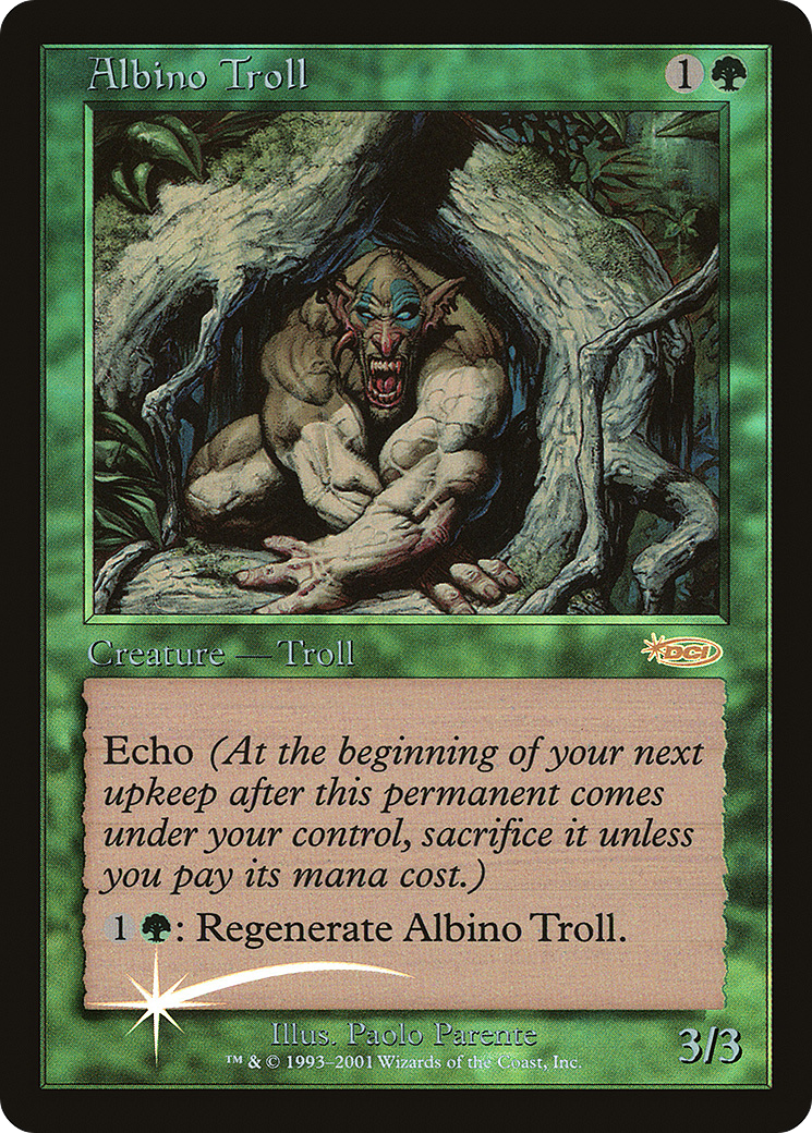 Albino Troll [Friday Night Magic 2002] - The Mythic Store | 24h Order Processing