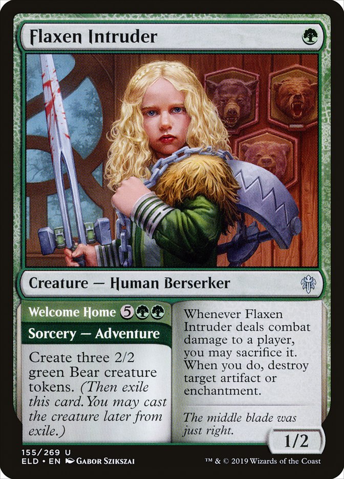 Flaxen Intruder // Welcome Home [Throne of Eldraine] - The Mythic Store | 24h Order Processing