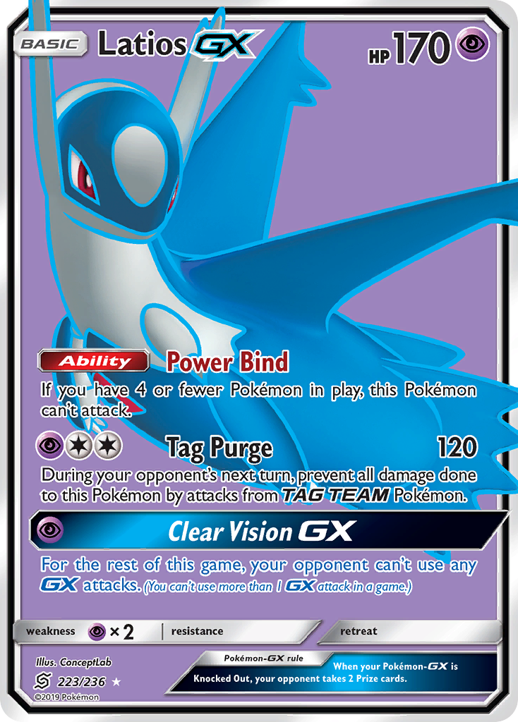 Latios GX (223/236) [Sun & Moon: Unified Minds] - The Mythic Store | 24h Order Processing