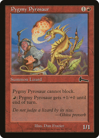Pygmy Pyrosaur [Urza's Legacy] - The Mythic Store | 24h Order Processing