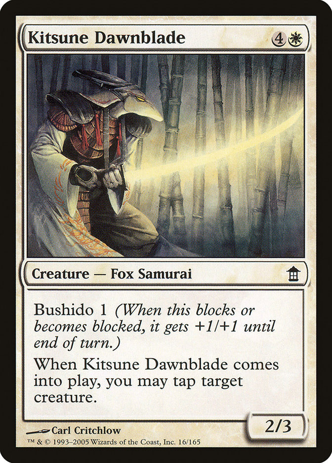 Kitsune Dawnblade [Saviors of Kamigawa] - The Mythic Store | 24h Order Processing