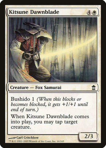 Kitsune Dawnblade [Saviors of Kamigawa] - The Mythic Store | 24h Order Processing