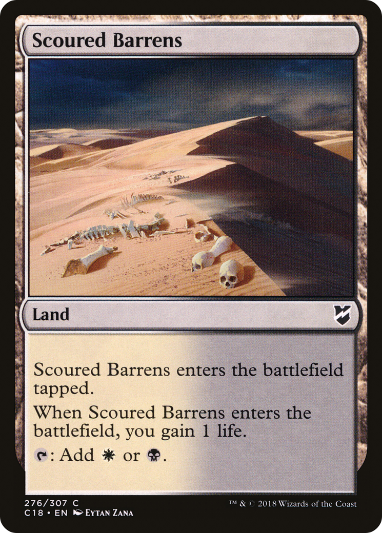 Scoured Barrens [Commander 2018] - The Mythic Store | 24h Order Processing
