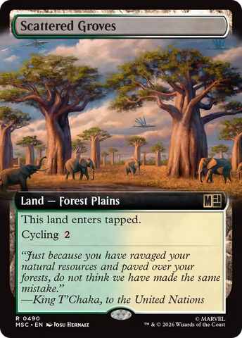 Scattered Groves (Extended Art) [Marvel Super Heroes Commander] - The Mythic Store | 24h Order Processing