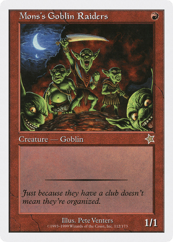 Mons's Goblin Raiders [Starter 1999] - The Mythic Store | 24h Order Processing