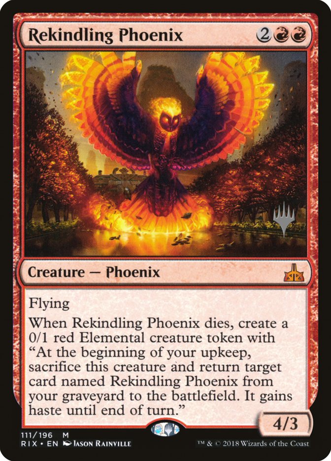 Rekindling Phoenix (Promo Pack) [Rivals of Ixalan Promos] - The Mythic Store | 24h Order Processing