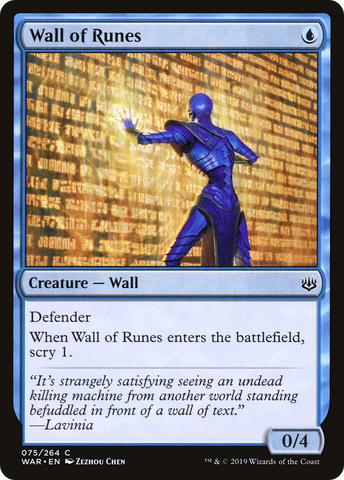 Wall of Runes [War of the Spark] - The Mythic Store | 24h Order Processing