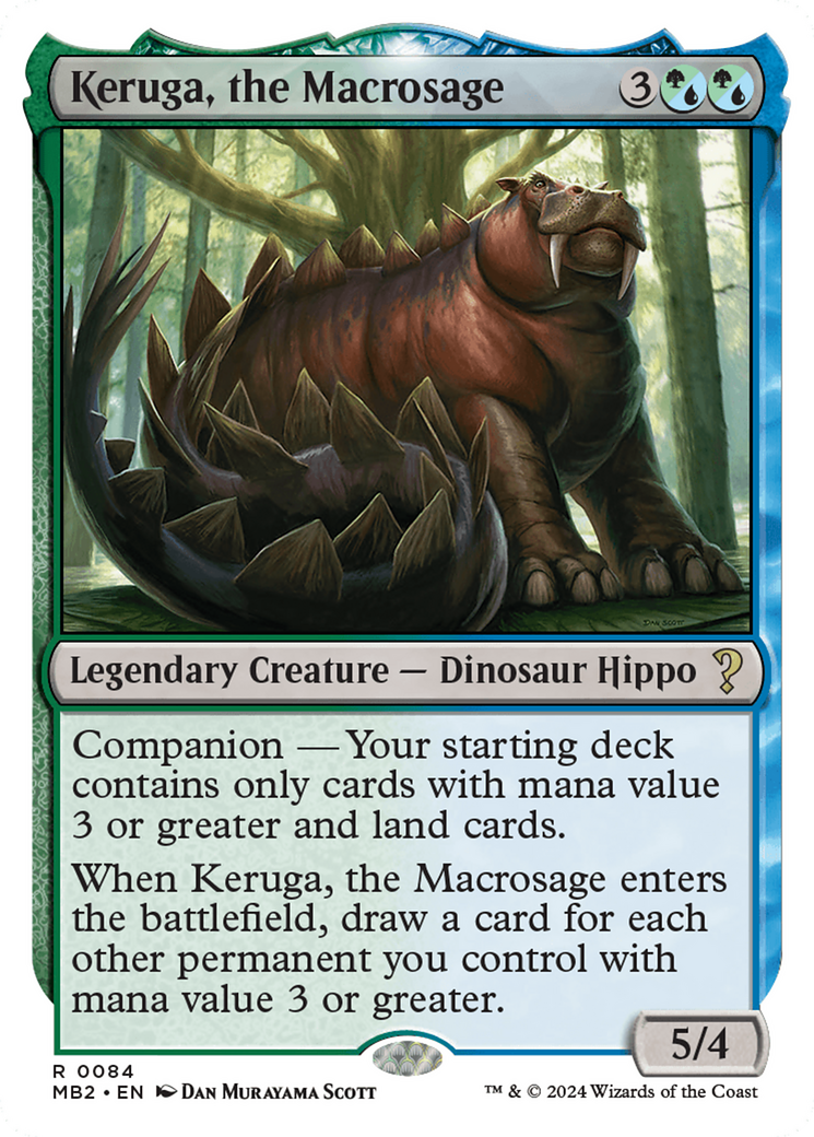 Keruga, the Macrosage (White Border) [Mystery Booster 2] - The Mythic Store | 24h Order Processing