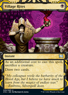 Village Rites (Foil Etched) [Strixhaven: Mystical Archive] - The Mythic Store | 24h Order Processing
