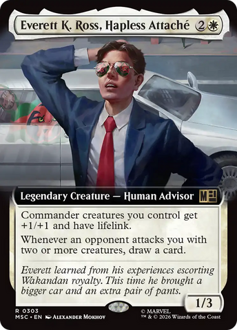 Everett K. Ross, Hapless Attache (Extended Art) [Marvel Super Heroes Commander] - The Mythic Store | 24h Order Processing