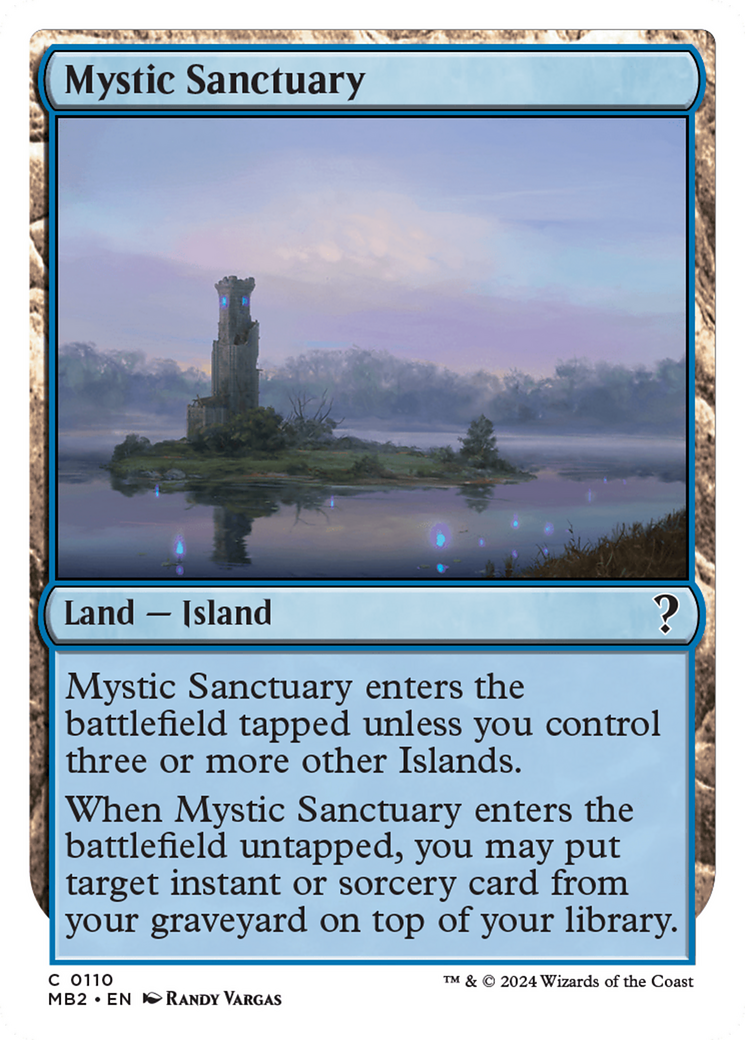 Mystic Sanctuary (White Border) [Mystery Booster 2] - The Mythic Store | 24h Order Processing
