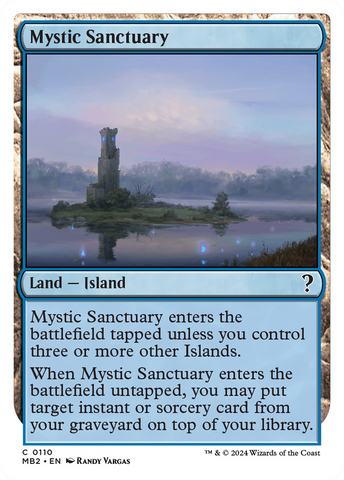 Mystic Sanctuary (White Border) [Mystery Booster 2] - The Mythic Store | 24h Order Processing
