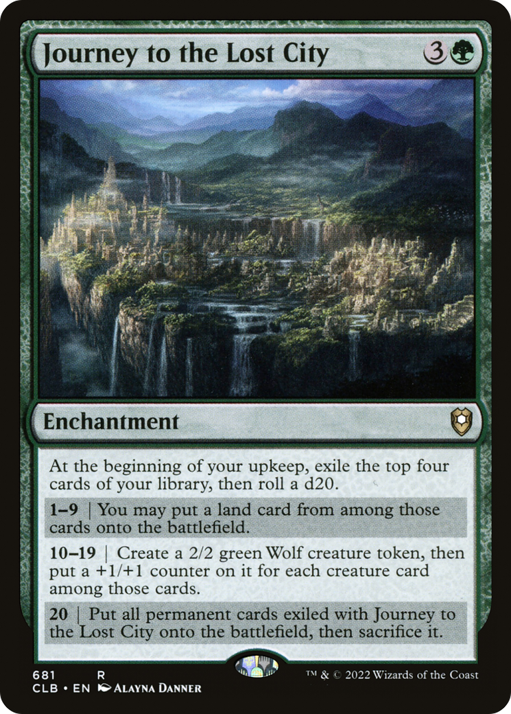 Journey to the Lost City [Commander Legends: Battle for Baldur's Gate] - The Mythic Store | 24h Order Processing