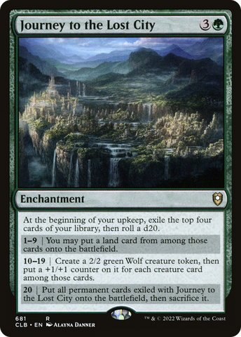 Journey to the Lost City [Commander Legends: Battle for Baldur's Gate] - The Mythic Store | 24h Order Processing