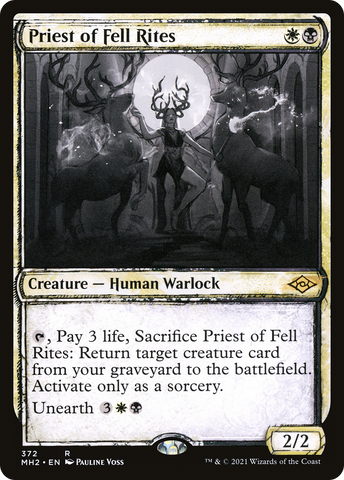 Priest of Fell Rites (Sketch) [Modern Horizons 2] - The Mythic Store | 24h Order Processing