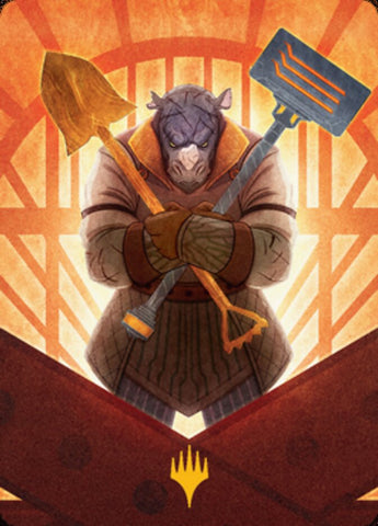 Mr. Orfeo, the Boulder Art Card (Gold-Stamped Signature) [Streets of New Capenna Art Series] - The Mythic Store | 24h Order Processing