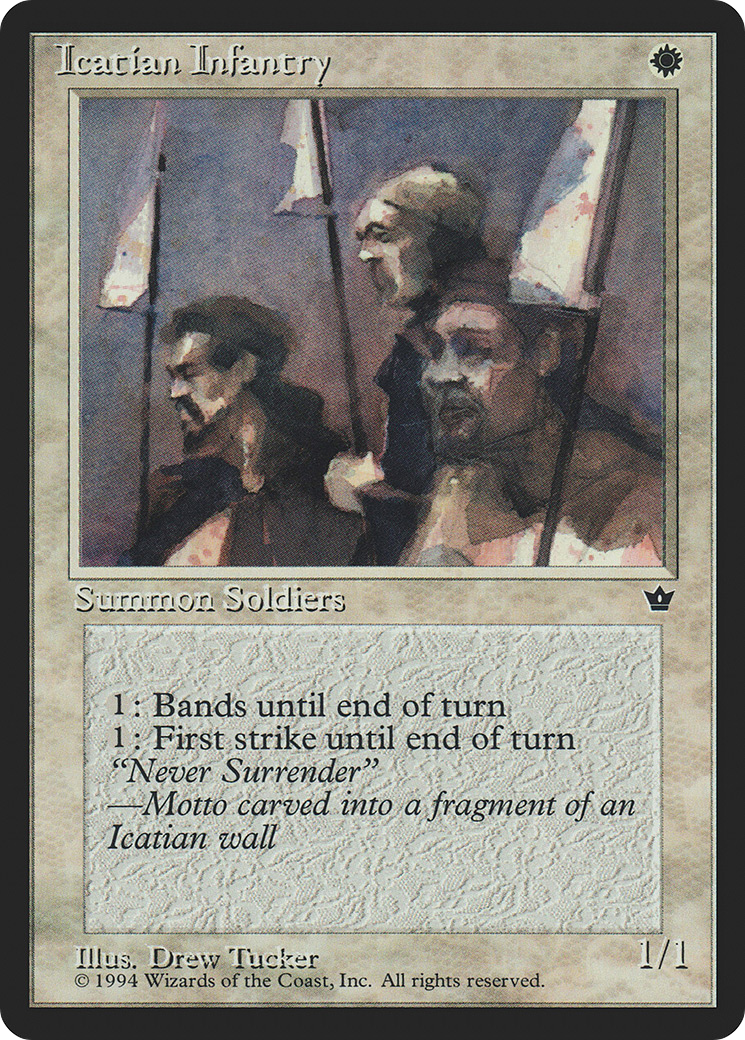 Icatian Infantry (Drew Tucker) [Fallen Empires] - The Mythic Store | 24h Order Processing