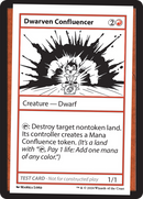 Dwarven Confluencer [Mystery Booster 2 Playtest Cards] - The Mythic Store | 24h Order Processing