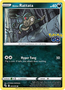 Alolan Rattata (041/078) [Pokémon GO] - The Mythic Store | 24h Order Processing