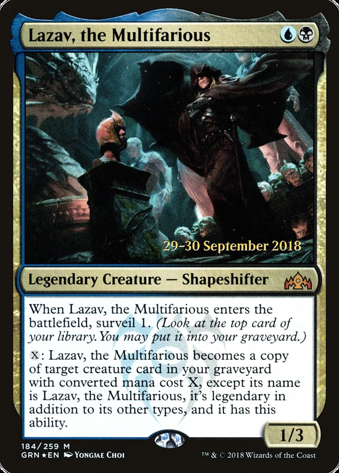 Lazav, the Multifarious [Guilds of Ravnica Prerelease Promos] - The Mythic Store | 24h Order Processing